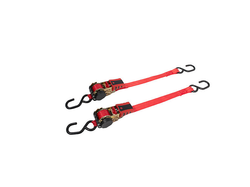 BIKESERVICE Retractable Ratchet Tie Down - 1.8m / 6ft click to zoom image