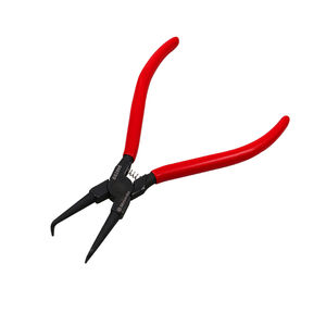 BIKESERVICE Retaining and Snap Ring Internal 90 Degree Pliers - 7 Inch BS2866 