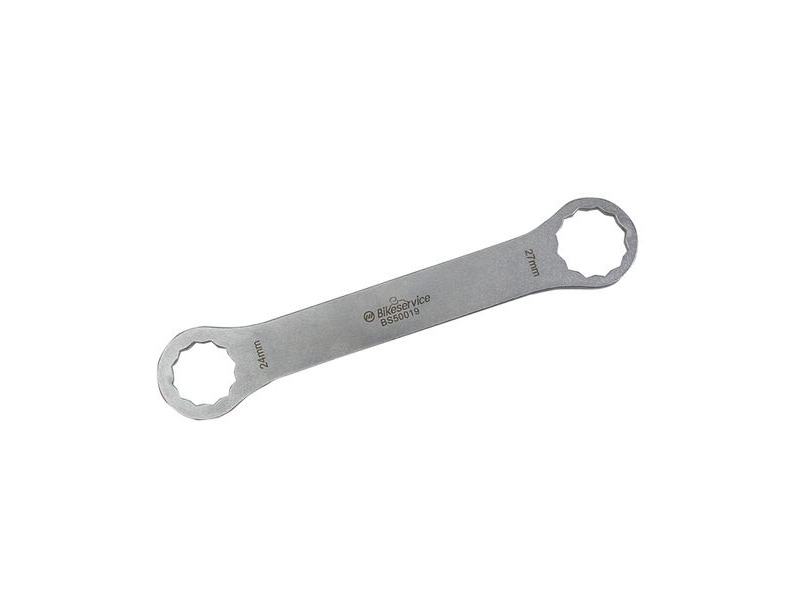 BIKESERVICE Fork Cap and Steering Stem Wrench - 24/27mm BS50019 click to zoom image