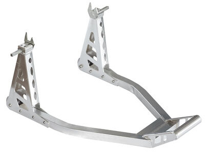 BIKEWORKSHOP JL-M03006 Aluminium rear motorcycle paddock stand with hooks