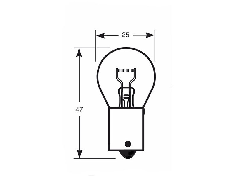 CAMBRIDGE BULB SCC 25mm 12V 18W - 221 (PER 10) click to zoom image