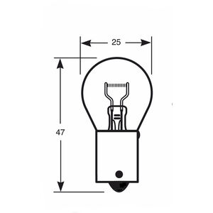 CAMBRIDGE BULB SCC 25mm 12V 18W - 221 (PER 10) 