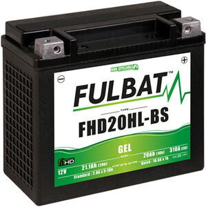 FULBAT FHD20HL-BS (H.D.) - GEL Replaces HVT1 Harley 65989-97 