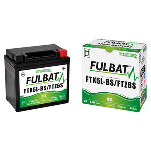 FULBAT Battery Gel - FTX5L-BS / FTZ6S click to zoom image