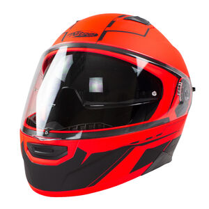 NITRO Helmet Nitro F350 Analog Dvs Satin Black/Red/Gun click to zoom image