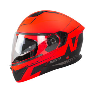 NITRO Helmet Nitro F350 Analog Dvs Satin Black/Red/Gun 