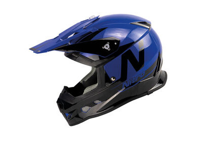 NITRO MX700 Junior Black Blue Gloss L 52-53