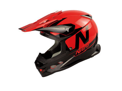 NITRO MX700 Junior Black Red Gloss L 52-53