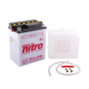 NITRO BATT YB14L-A2 open with acid pack (CB14LA2) 