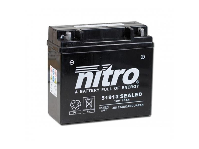 NITRO BATT 51913 SEALED AGM GEL click to zoom image