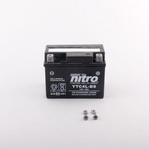 NITRO BATT YTC4L-BS AGM closed GEL (YB4LB-YT4LBS-YTX4LBS) 