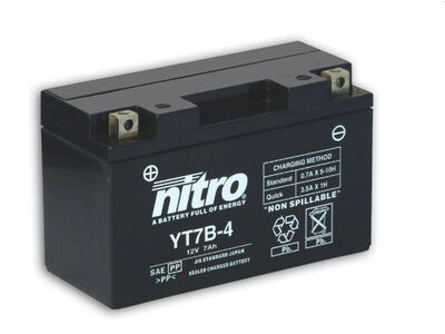 NITRO BATT YT7B-4 AGM closed GEL (GT7B-4)