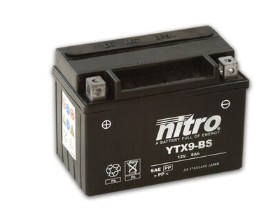 NITRO BATT YTX9BS AGM closed GEL (GTX9BS)