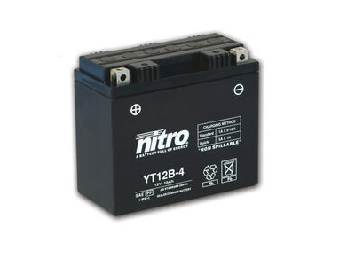 NITRO BATT YT12B-4 AGM closed GEL (GT12B-4)