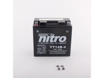 NITRO BATT YT14B-4 AGM closed GEL (GT14B-4)