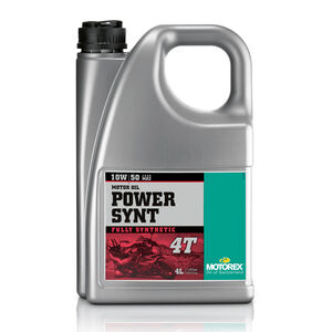 MOTOREX Power Synt 4T Fully Synthetic Pro Performance JASO MA2 10w/50 4L 