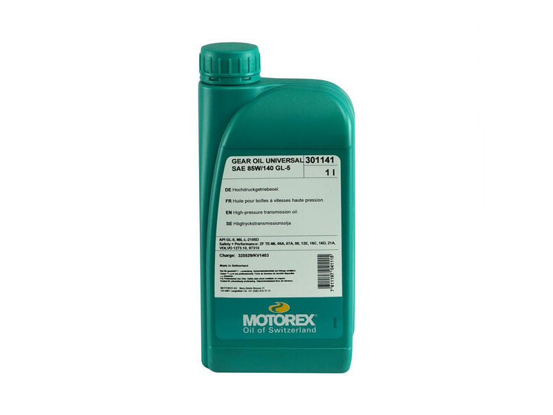 MOTOREX UNI GEAR OIL 85/140 1LT MOTO GUZZI SPEC. click to zoom image