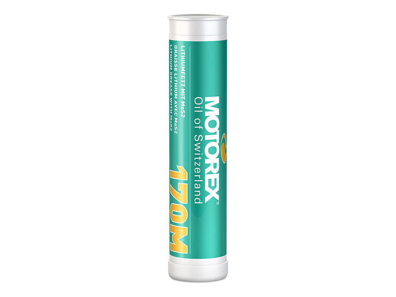 MOTOREX 170 M Grease Lithium with Molybdenum Disulphide NLGI-2 Cartridge 400g click to zoom image