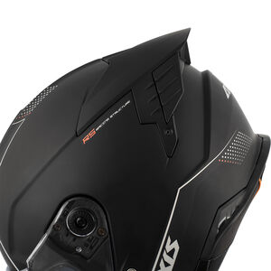 AXXIS Hawk Evo SV Solid A1 Matt Black Helmet Inc Race Spoiler click to zoom image