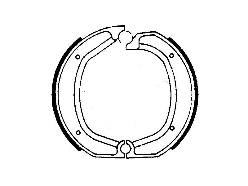 Ferodo FSB765 Brake shoe set / 515 / VB230 click to zoom image