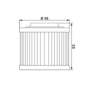 MIW Oil Filter B9008 (HF151) click to zoom image