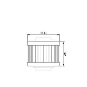 MIW Oil Filter BO14004 (HF559) click to zoom image