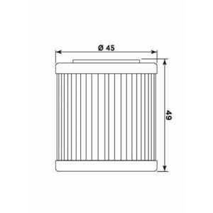 MIW Oil Filter HU18002 (HF563) click to zoom image