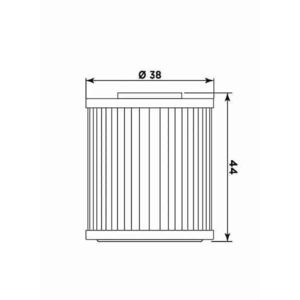 MIW Oil Filter K2015 (HF207) click to zoom image