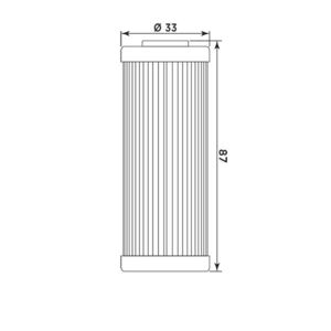 MIW Oil Filter KT8003 (HF652) click to zoom image