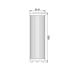 MIW Oil Filter KT8008 (HF650) click to zoom image