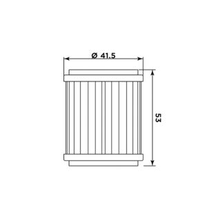 MIW Oil Filter KT8009 (HF651) click to zoom image