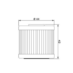 MIW Oil Filter KY7001 (HF566) click to zoom image