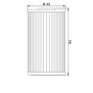 MIW Oil Filter KY7002 (HF562) click to zoom image