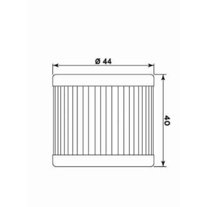 MIW Oil Filter S2017 (HF971) click to zoom image