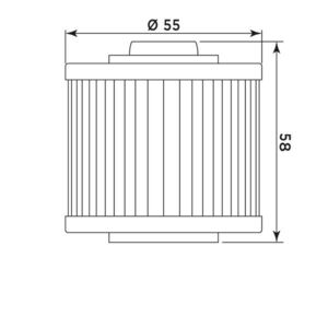 MIW Oil Filter Y4001 (HF145) click to zoom image