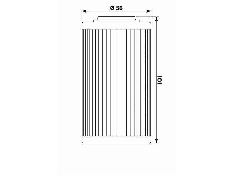 MIW Oil Filter BU10004 - 268564 (HF564) click to zoom image