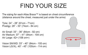 ATLAS Air Lite Adult Neck Brace Dark Grey click to zoom image