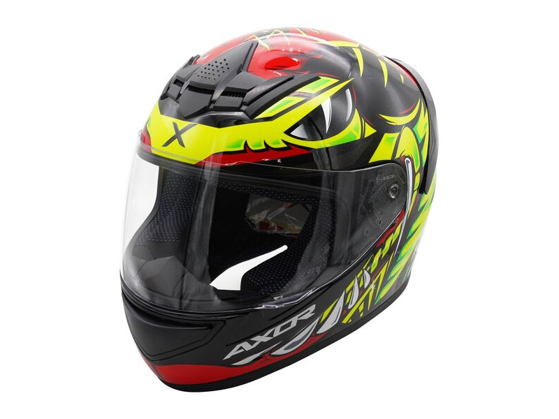 AXOR Helmet Rage Full Face - Python Red Yellow Black Gloss click to zoom image