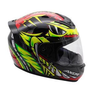 AXOR Helmet Rage Full Face - Python Red Yellow Black Gloss click to zoom image