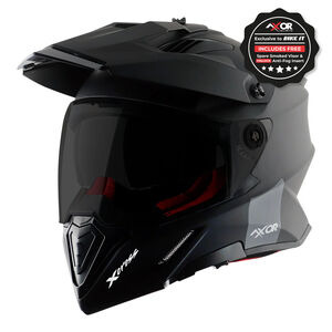 AXOR Helmet X-Cross Adventure - Black Matt click to zoom image