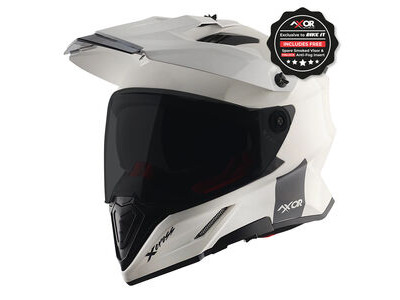 AXOR Helmet X-Cross Adventure - Gloss White