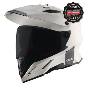 AXOR Helmet X-Cross Adventure - Gloss White 