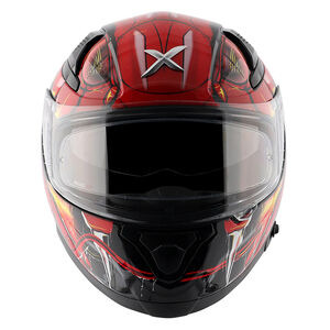AXOR Apex Full Face Helmet - Venomous Gloss Black Red click to zoom image