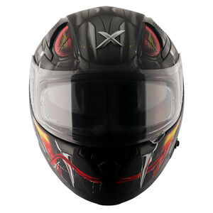 AXOR Apex Full Face Helmet - Venomous Black Grey Matt click to zoom image