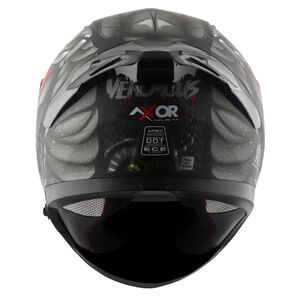 AXOR Apex Full Face Helmet - Venomous Black Grey Matt click to zoom image