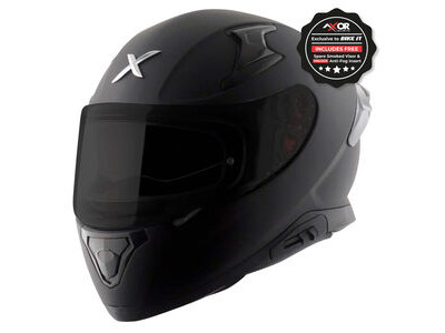 AXOR Apex Full Face Helmet - Matt Black