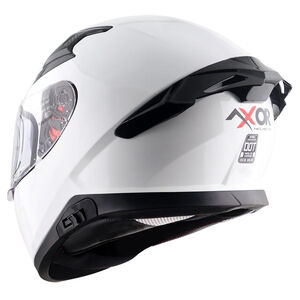 AXOR Apex Full Face Helmet - Gloss White click to zoom image