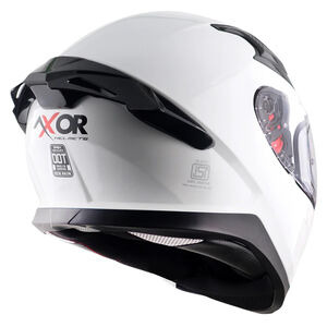 AXOR Apex Full Face Helmet - Gloss White click to zoom image