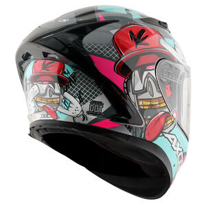 AXOR Helmet Street Full Face - Hip Hop Gloss Athena Grey Mint click to zoom image