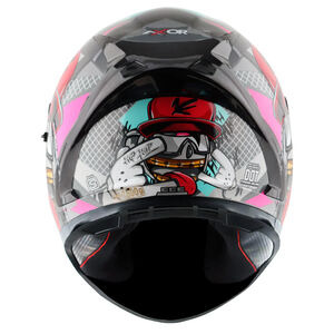 AXOR Helmet Street Full Face - Hip Hop Gloss Athena Grey Mint click to zoom image